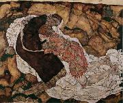 Egon Schiele Death and Maiden (mk12) china oil painting reproduction